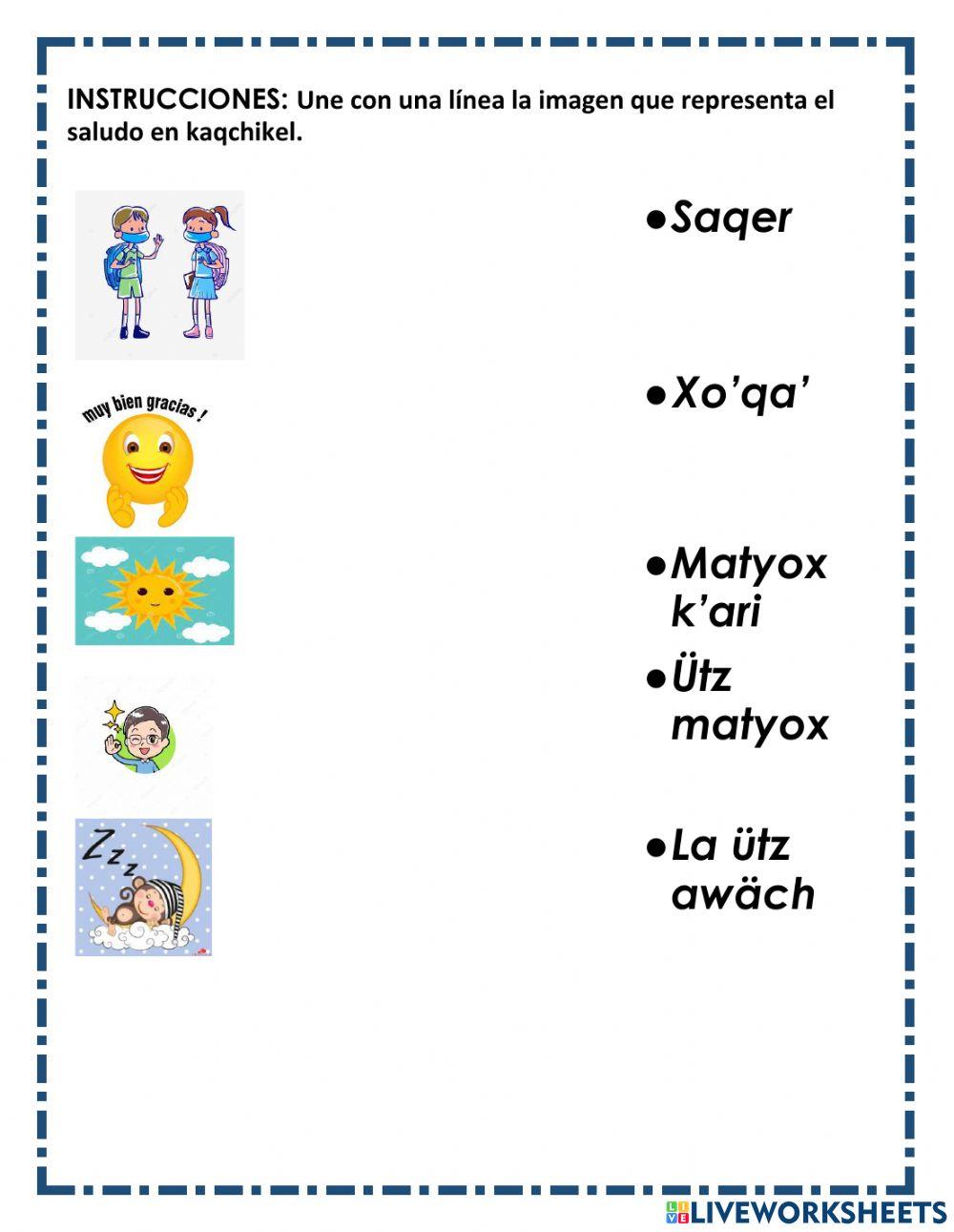 Mejora académica kaqchikel V