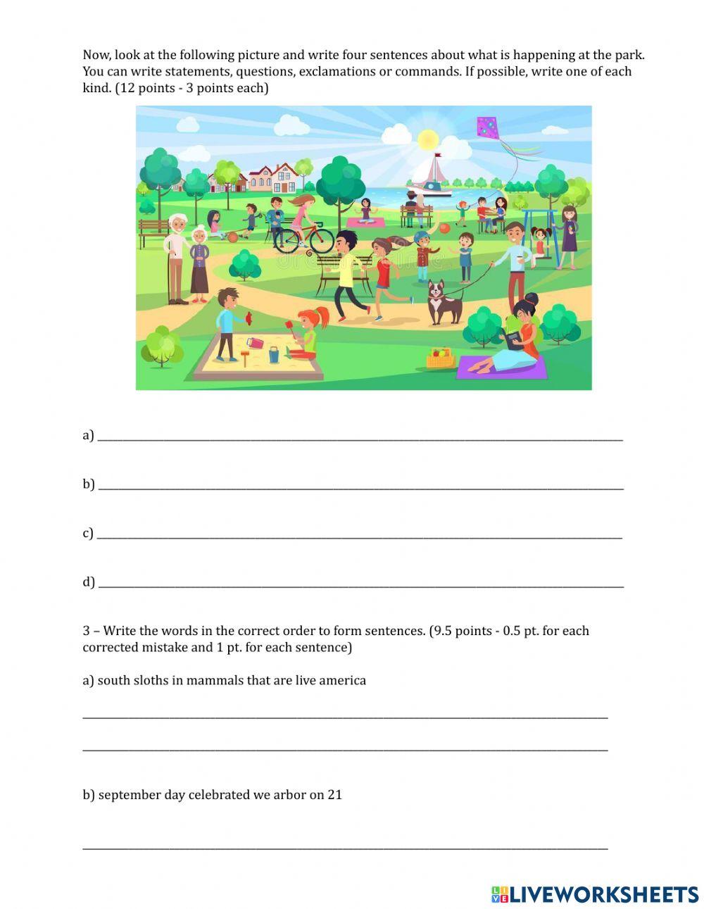 G2 - 1st Quarter Test - 2021-2022