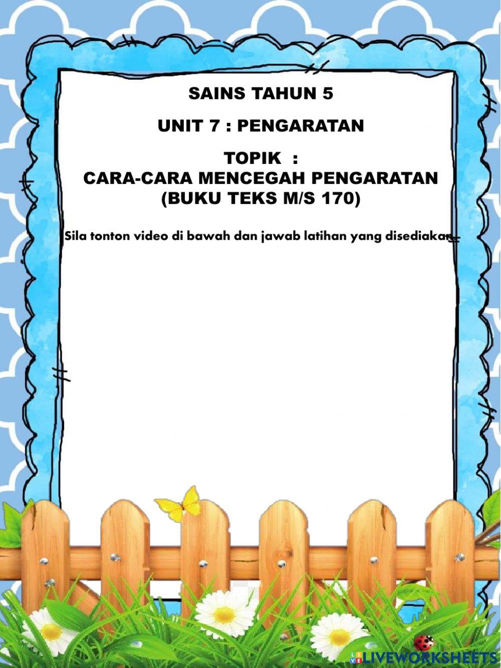 Cara mencegah pengaratan