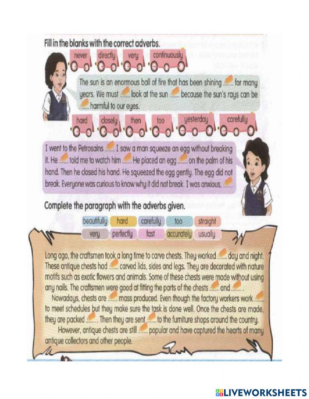 Overcoming the Odds (Adverbs Page 131)