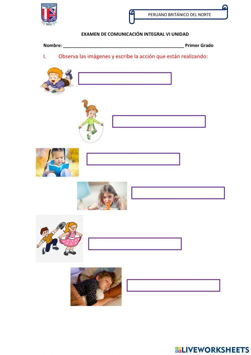 Examen de comunicación