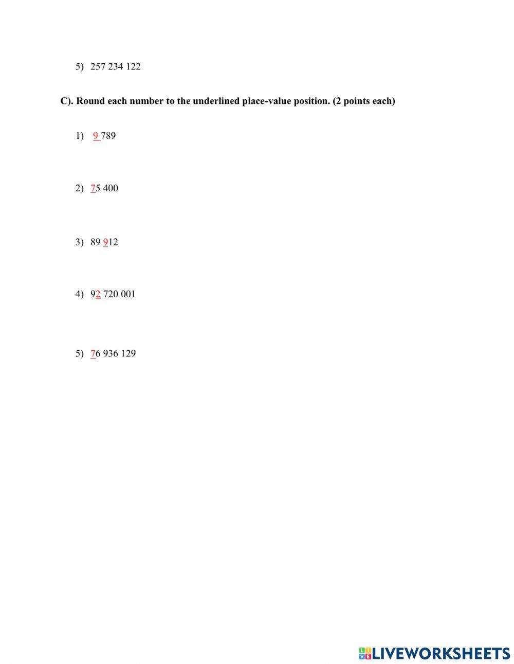 Rounding numbers to the nearest Millions