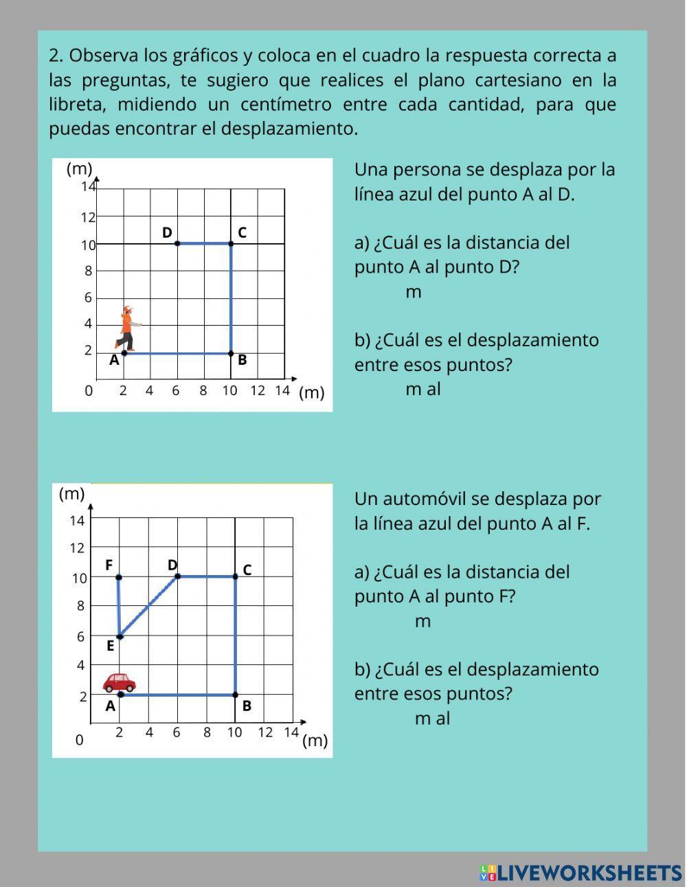 Distancia y desplazamiento