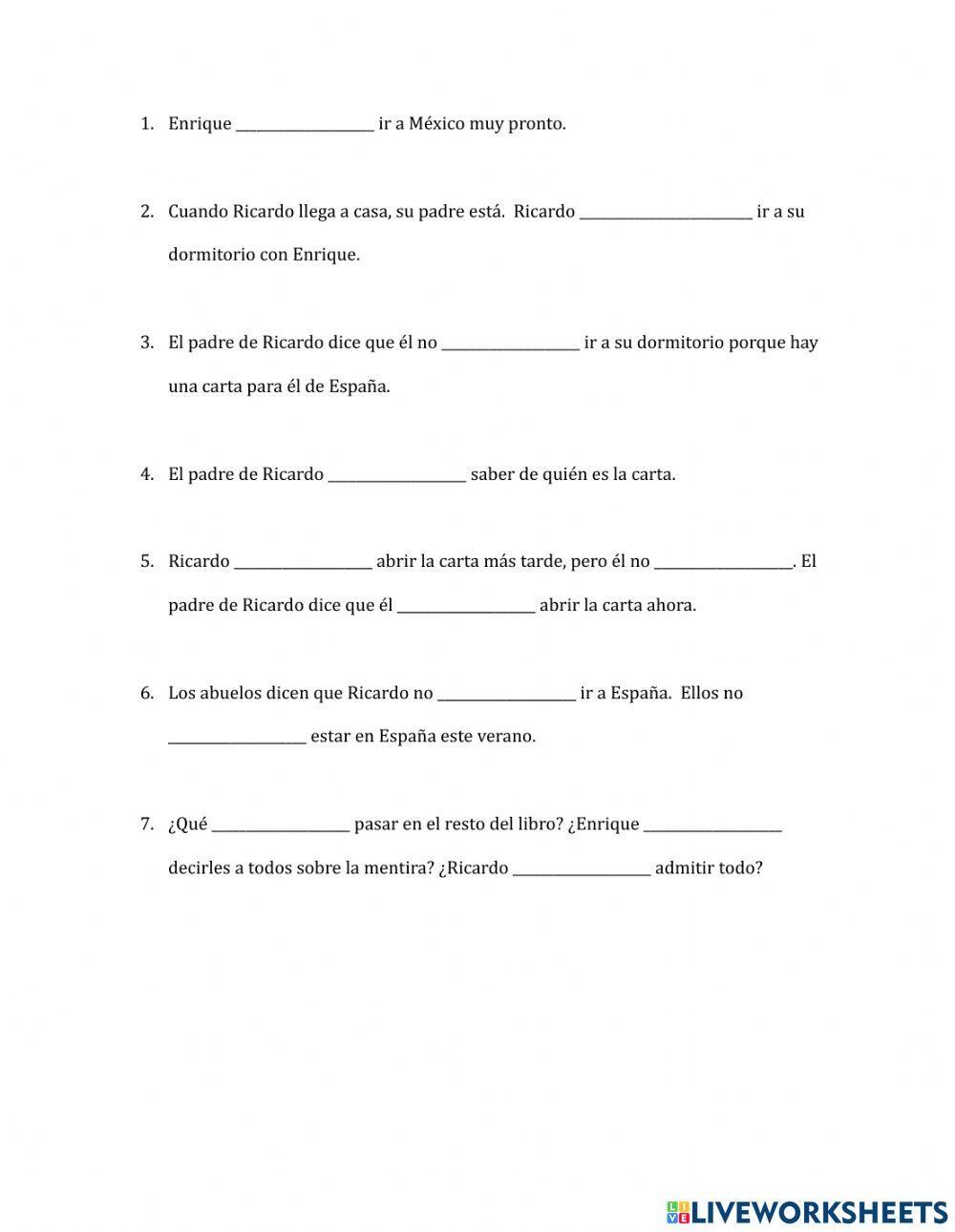 El verano de Ricardo capítulo 5