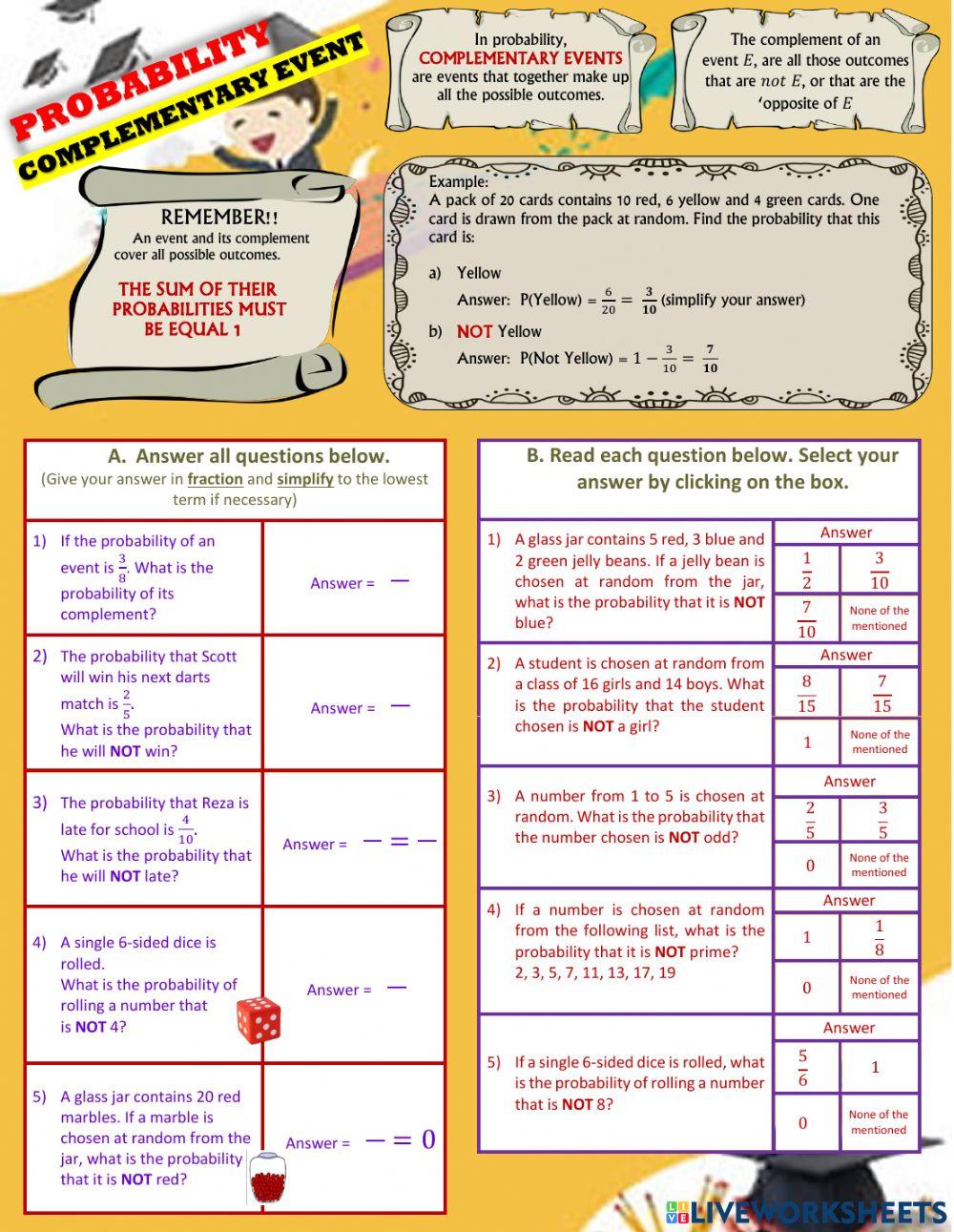 Probability: The Complementary Event