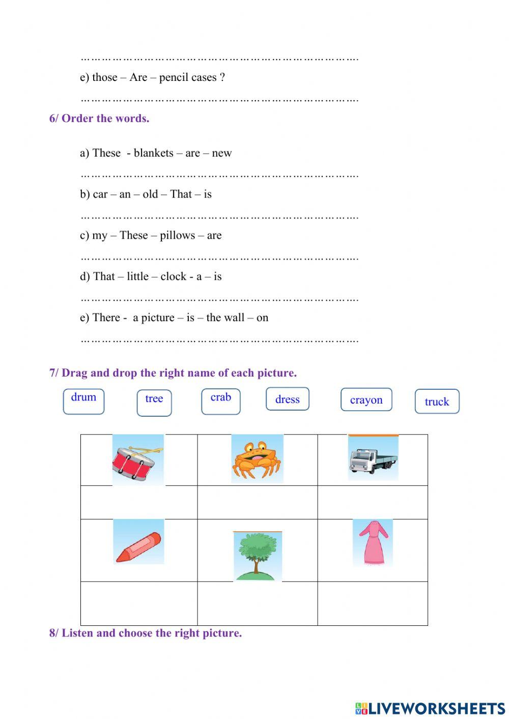 Unit 2: Lesson 1,2,3,4,5,6 (Family and Friends SpecialEdition)