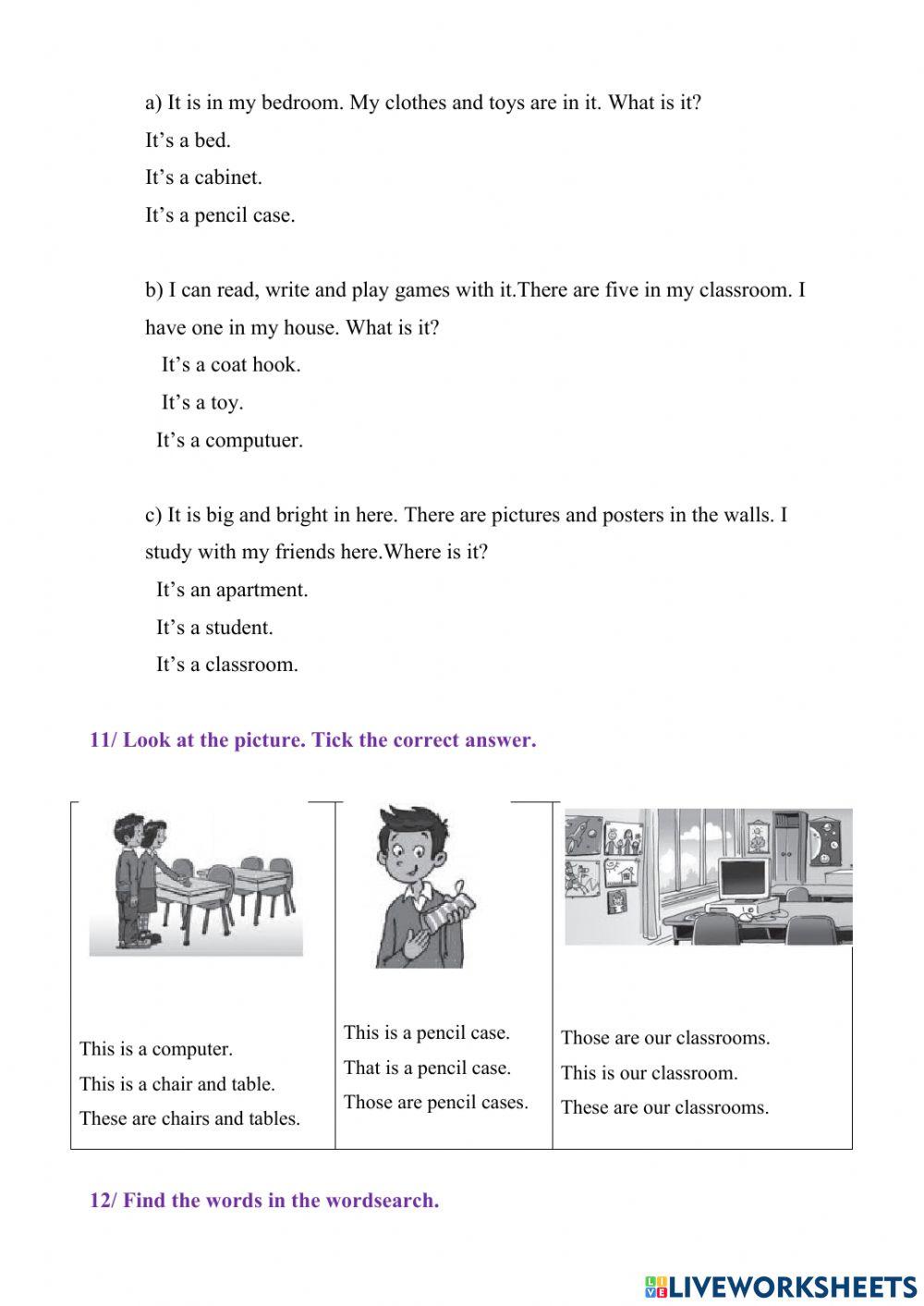 Unit 2: Lesson 1,2,3,4,5,6 (Family and Friends SpecialEdition)