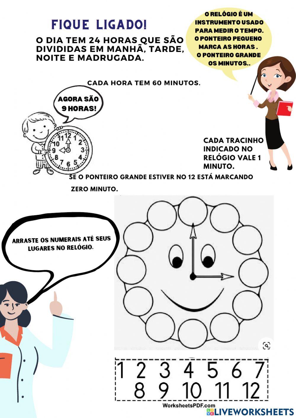 Aprendendo as horas