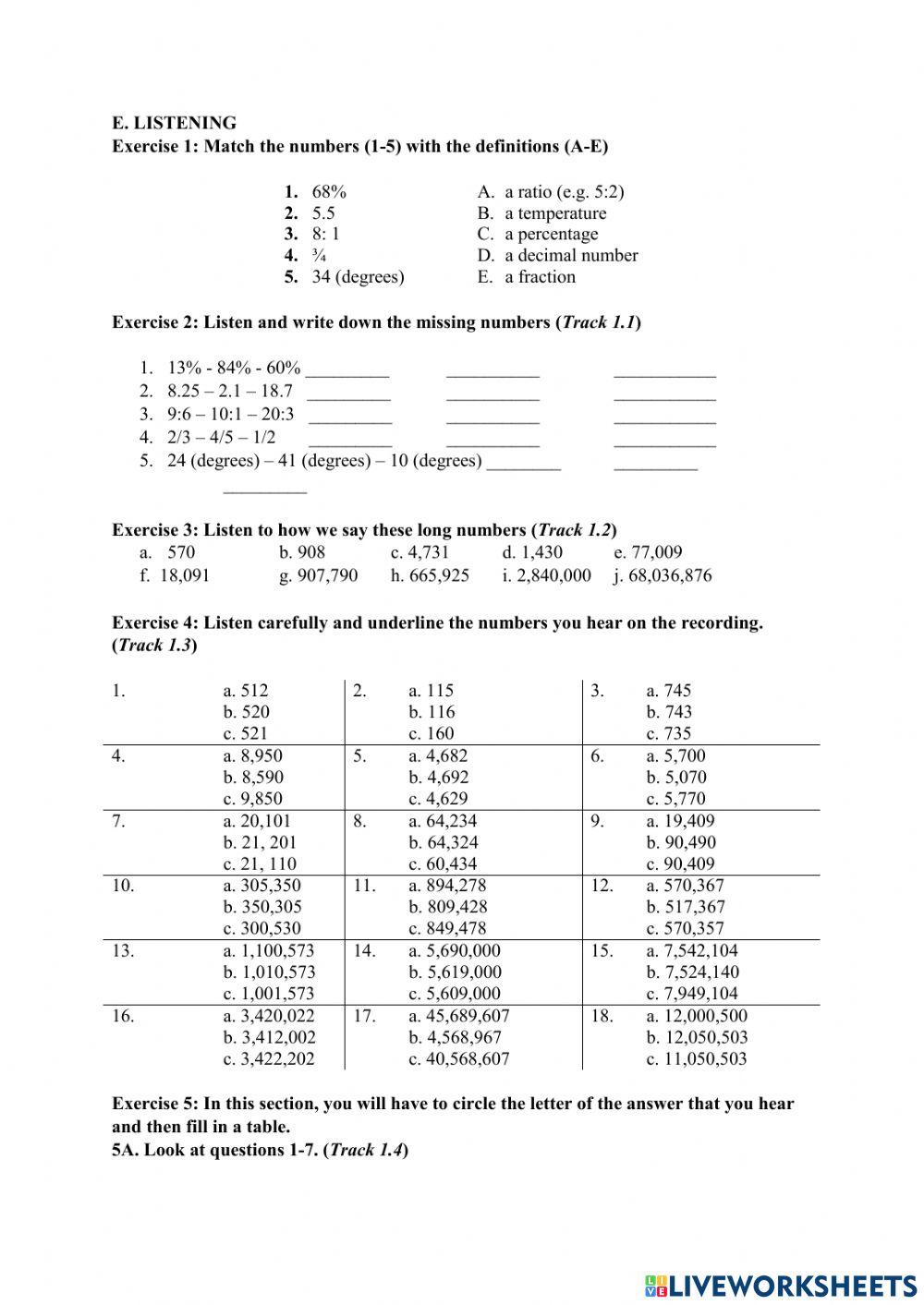 Unit 1 - Mindset for IELTS Level 1 (page 13-16) worksheet | Live Worksheets
