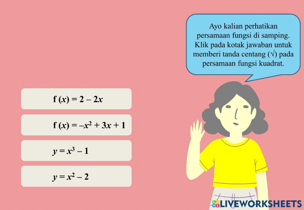 Pembelajaran 1-Fungsi Kuadrat