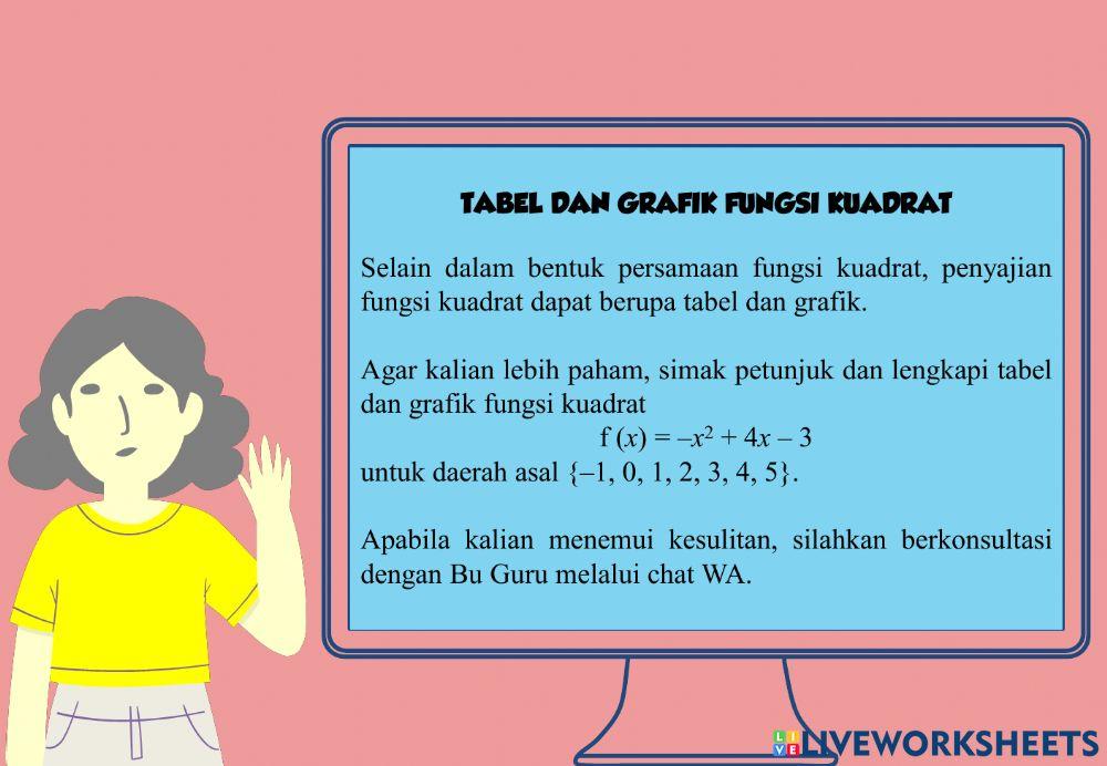 Pembelajaran 1-Fungsi Kuadrat