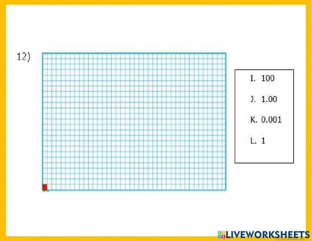 Representar decimales