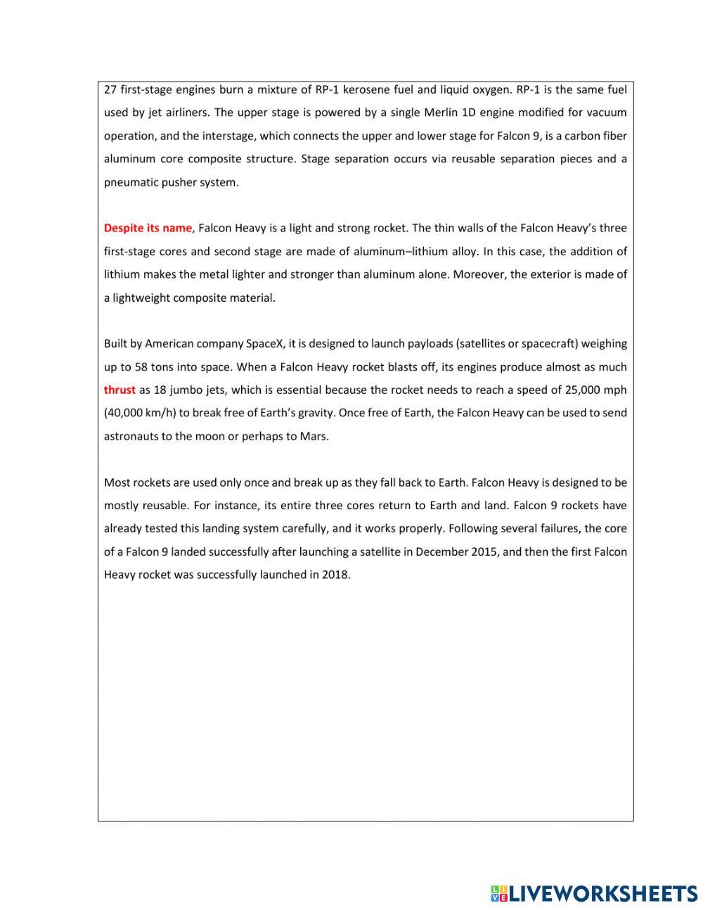 Technology and the space - Super Rocket