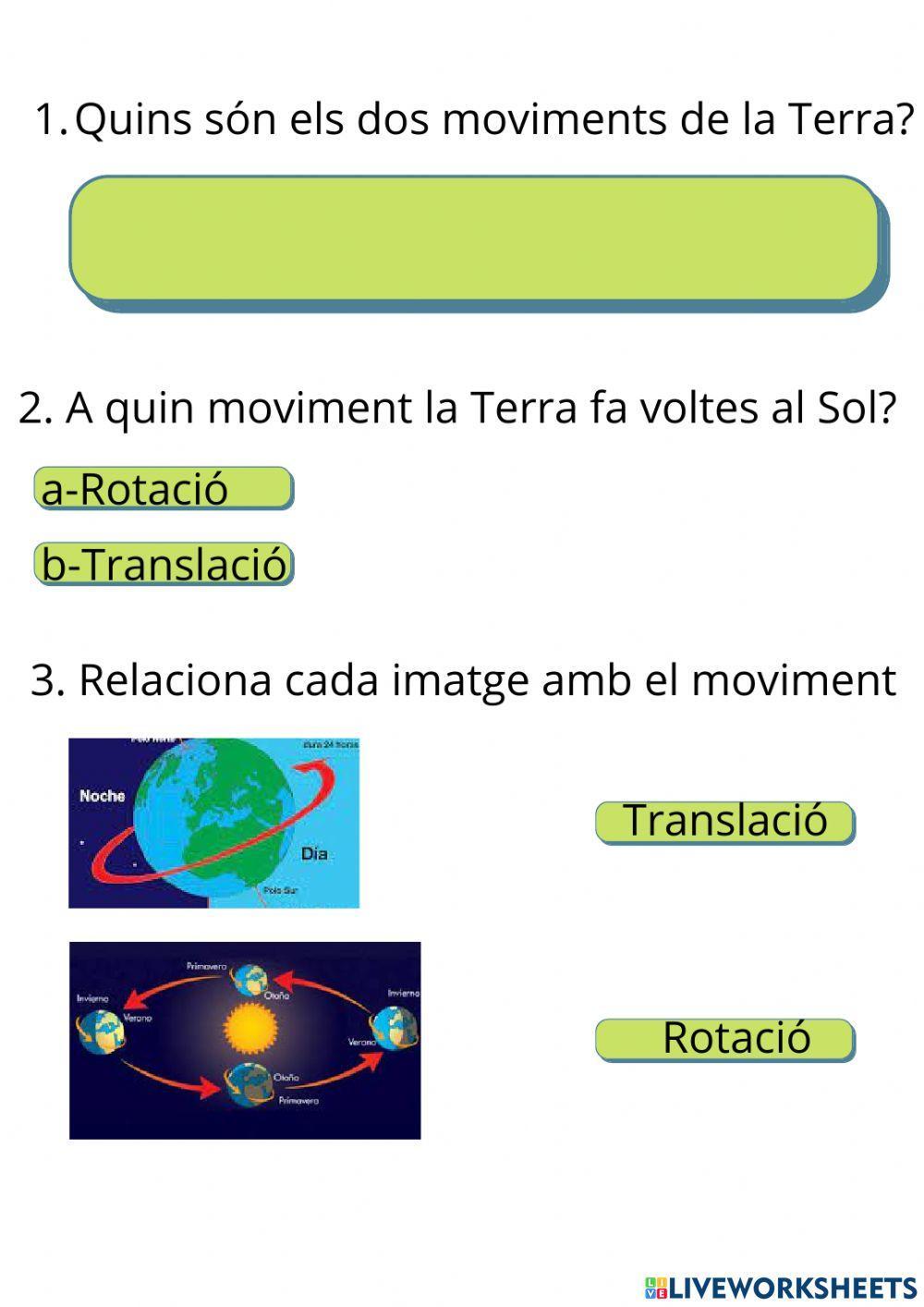 Els moviments de la Terra