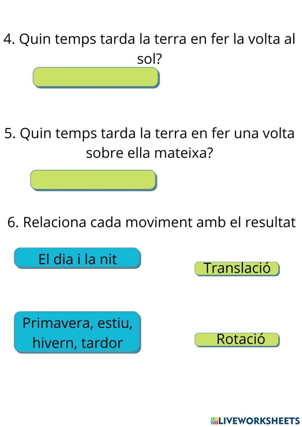 Els moviments de la Terra