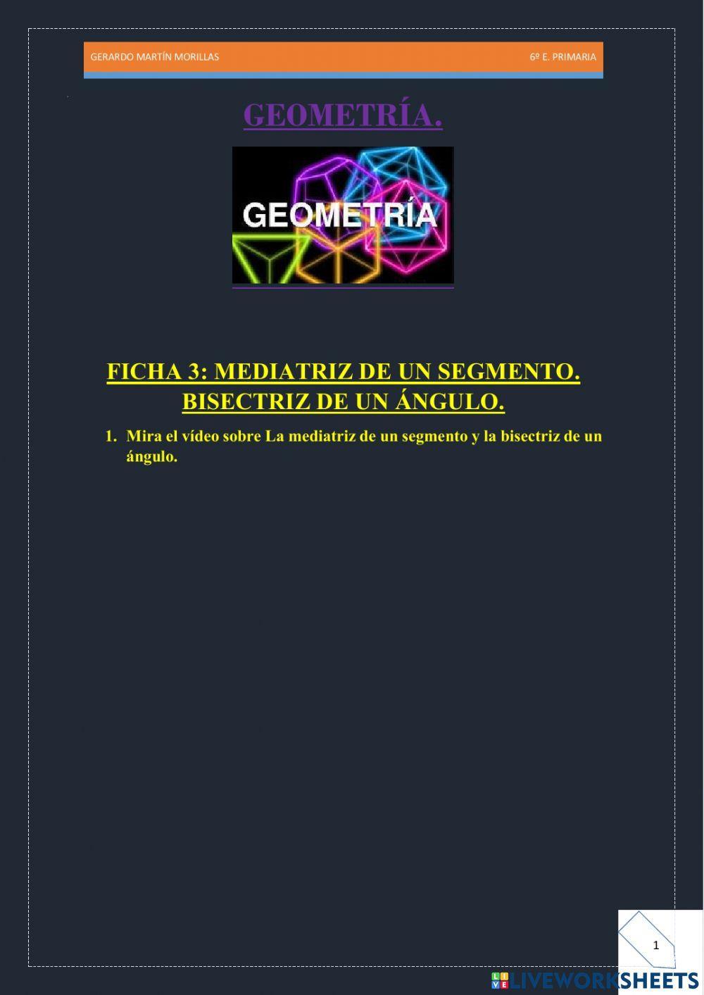 Geometría. Ficha 3.