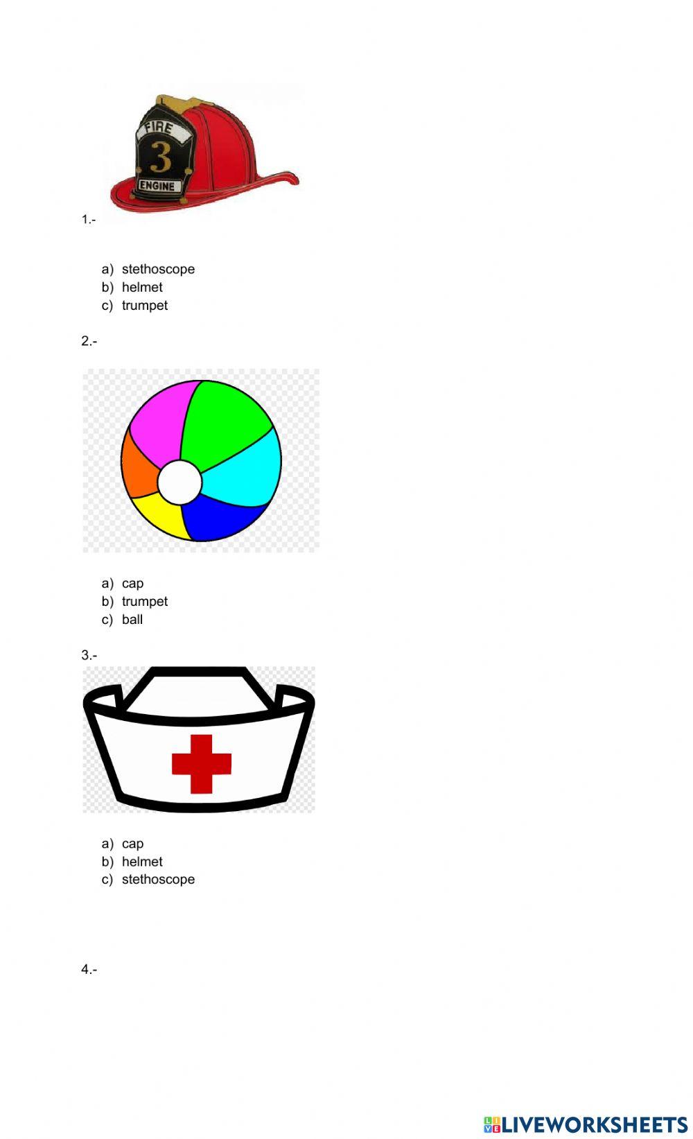 Ocupaciones y objetos