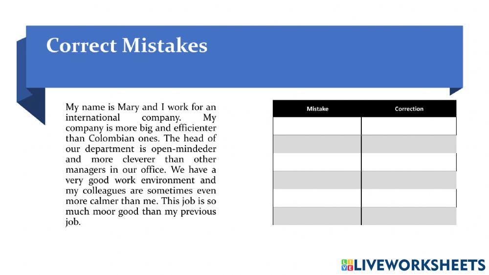 Comparative Adjectives