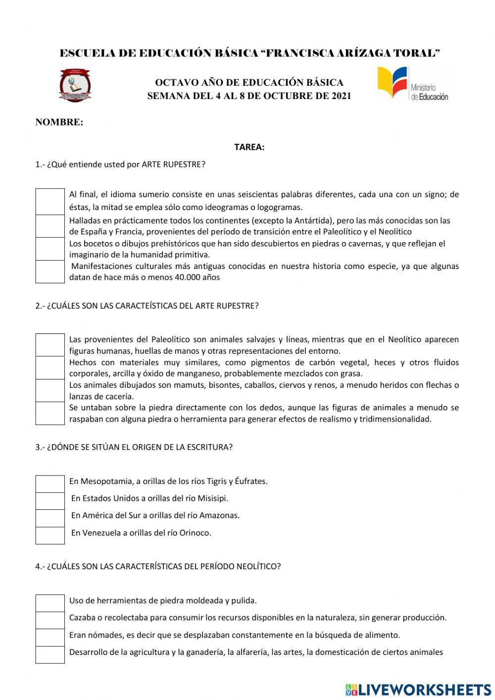 Origen de la escritura