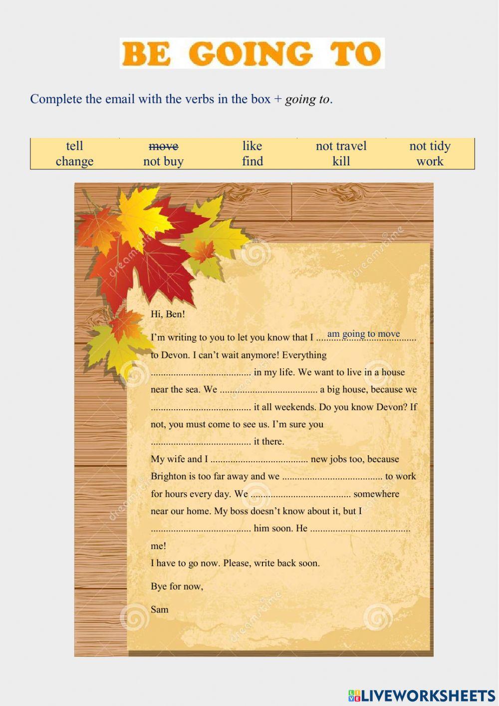 Going to - Geography