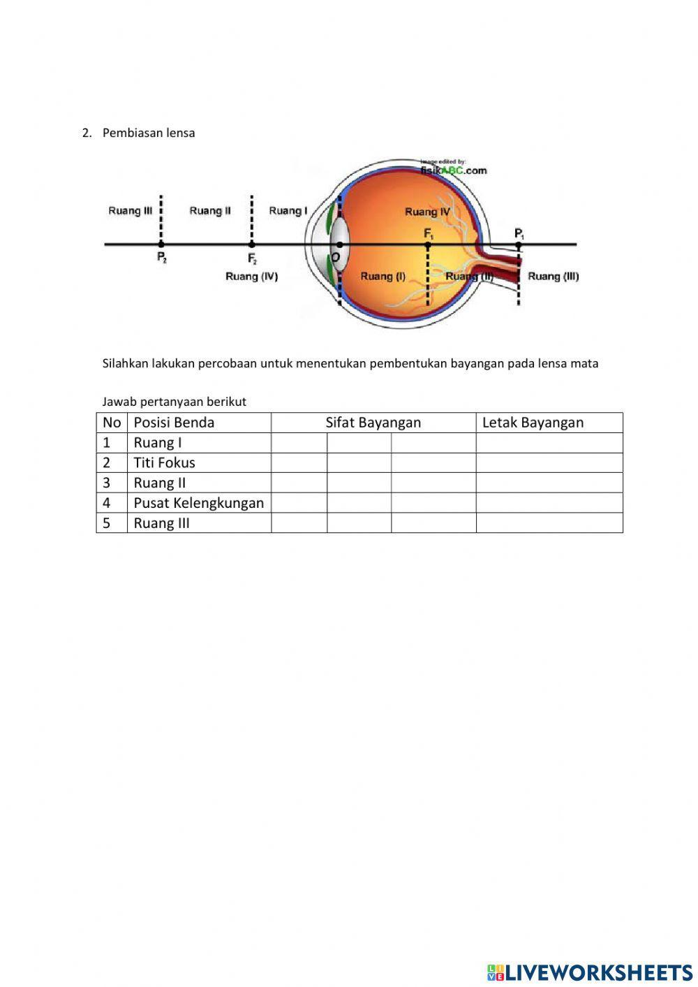 Lembar kegiatan alat optik