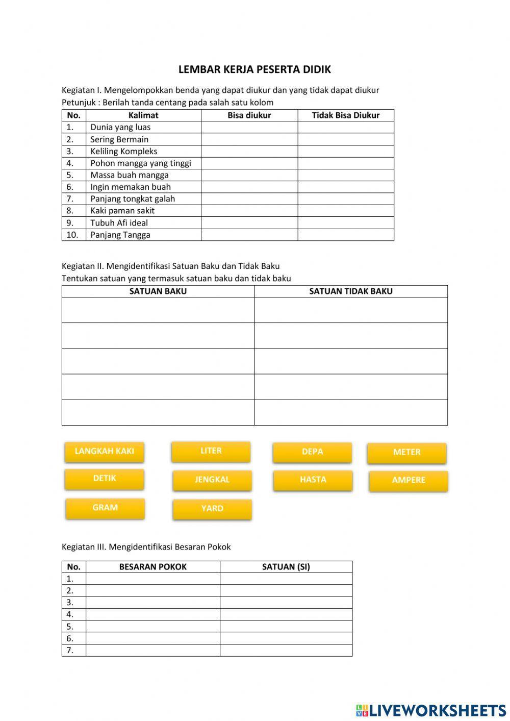 LKPD pengukuran