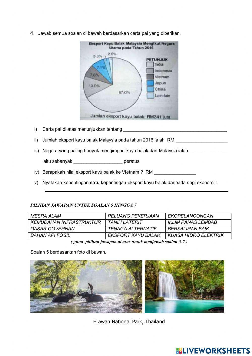 ujian 2 Geografi Tingkatan 3 2021 ( OKT )