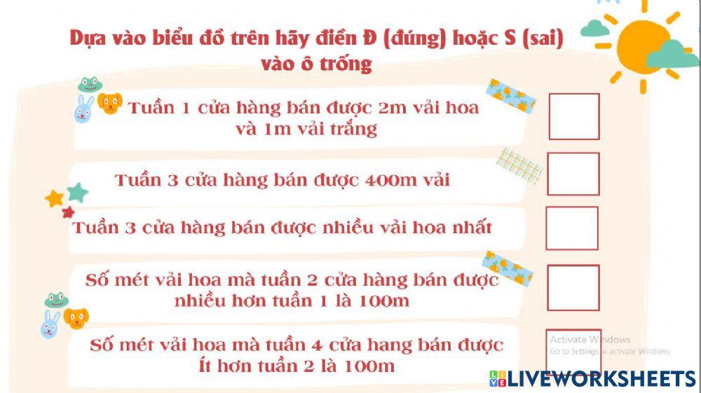 Luyện tập biểu đồ (DropDown)