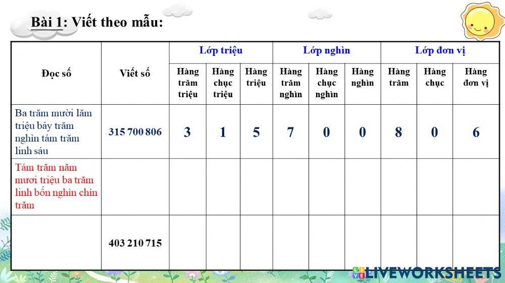 Toán 4 tiết 2 tuần 3