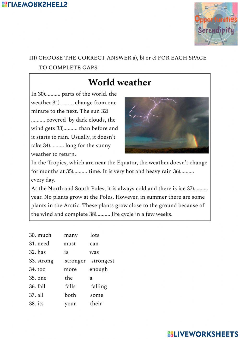 2nd adults final exam reading and writing