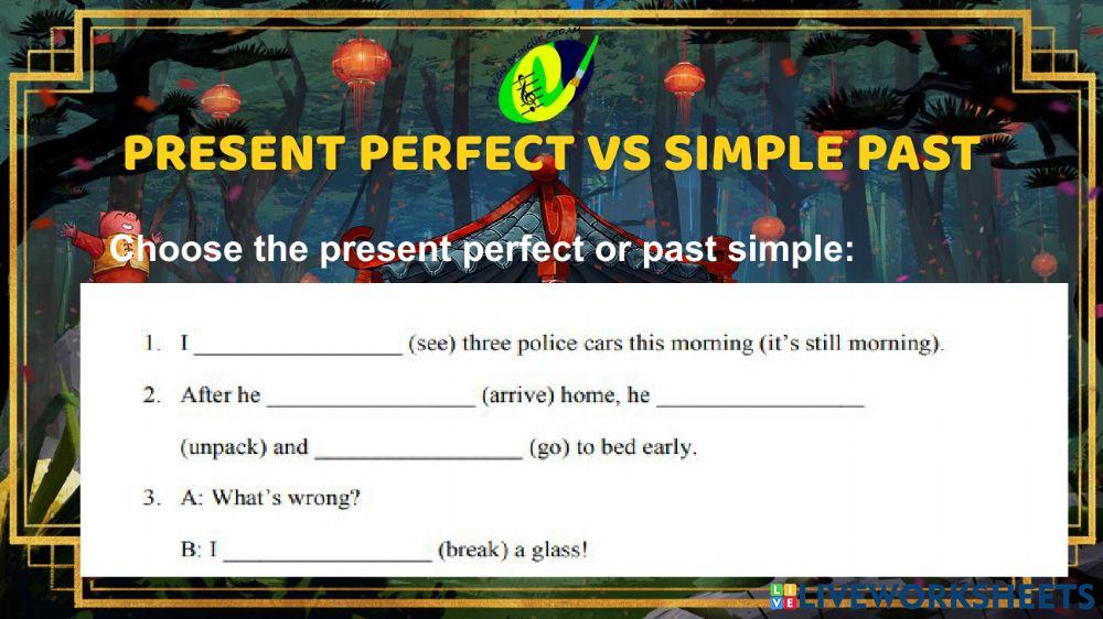 Present perfect vs past simple