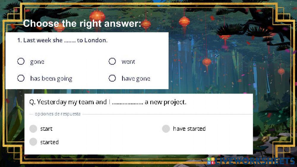 Present perfect vs past simple