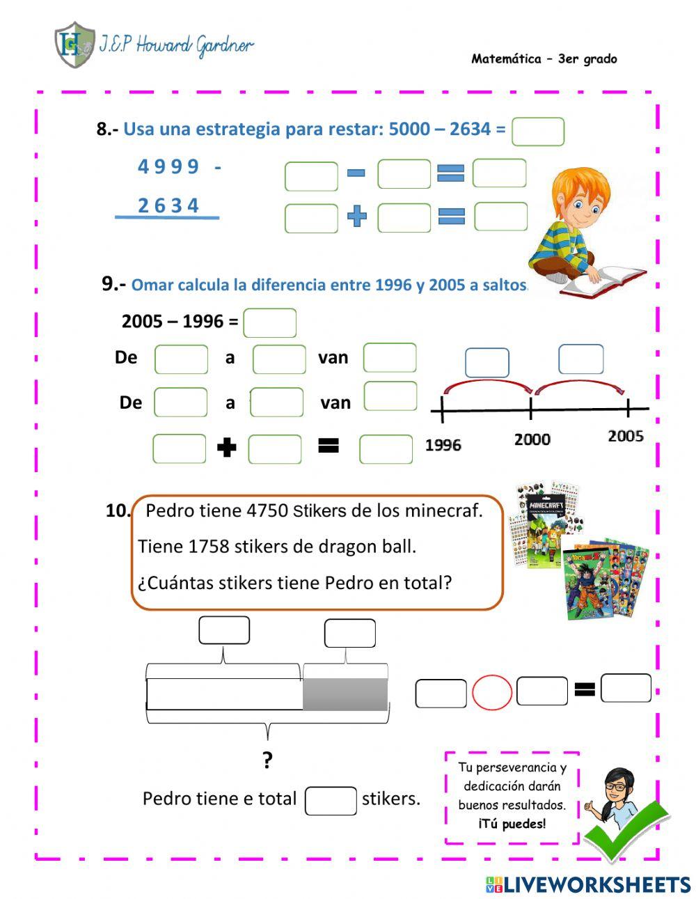 Examen de matemática