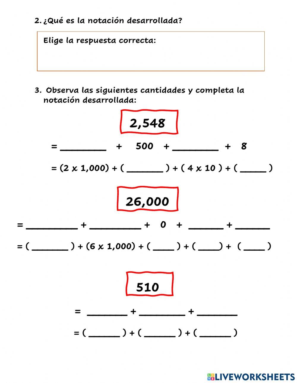 Valor posicional capítulo 3