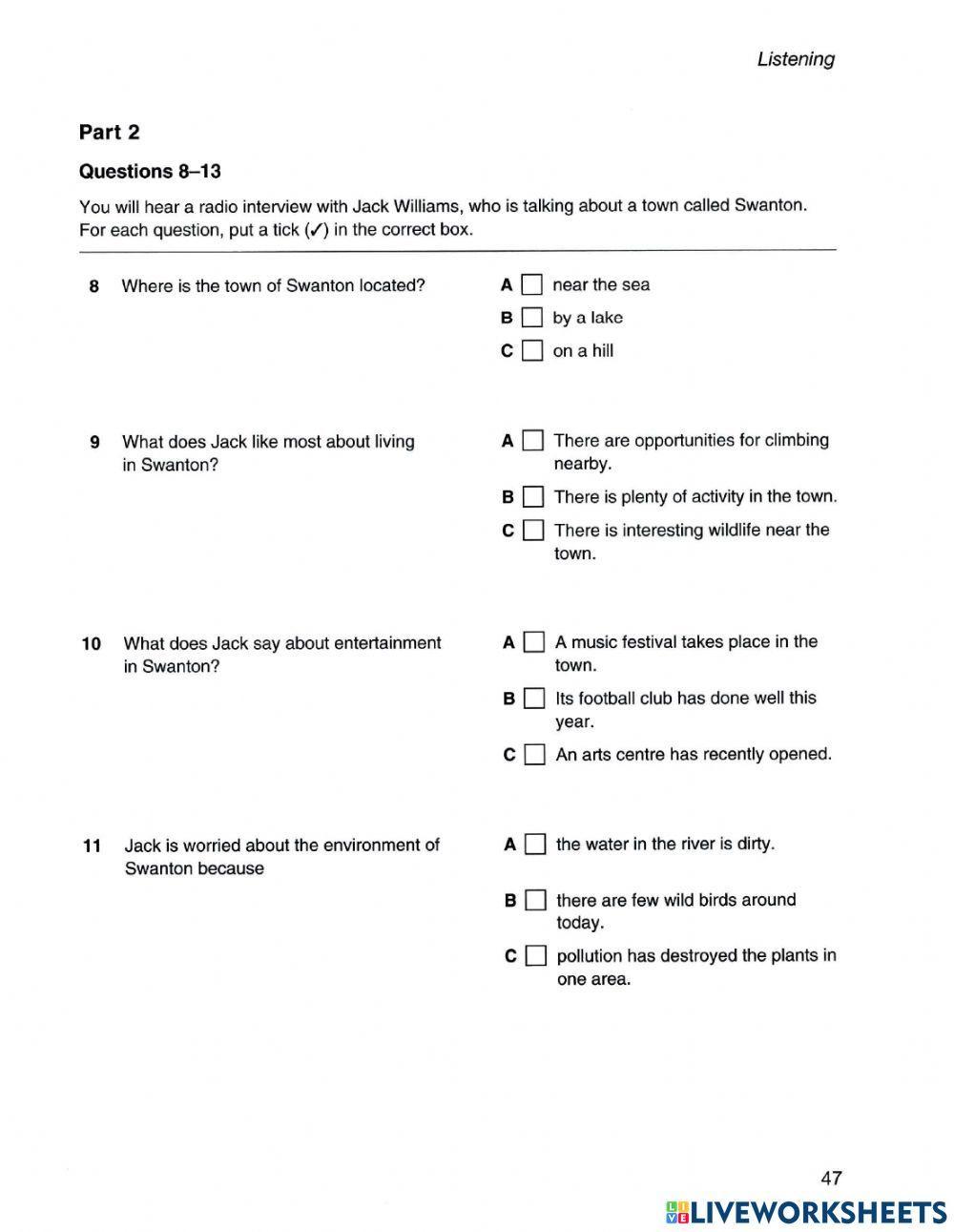 Cambridge Preliminary English Test 6-Book