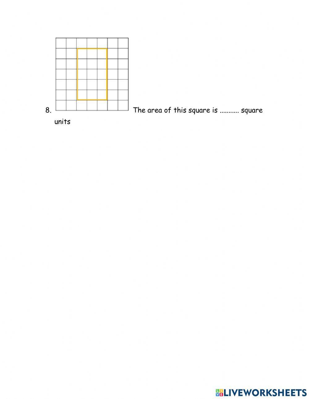 Perimeter and Area-Exercise