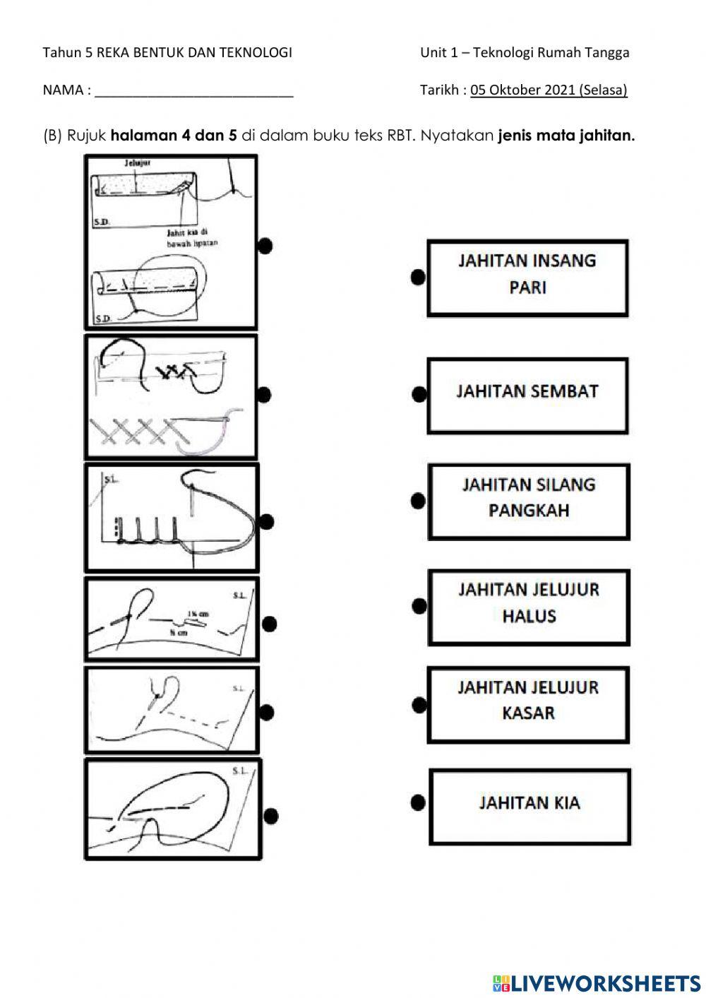 Unit 1 - Teknologi Rumah Tangga