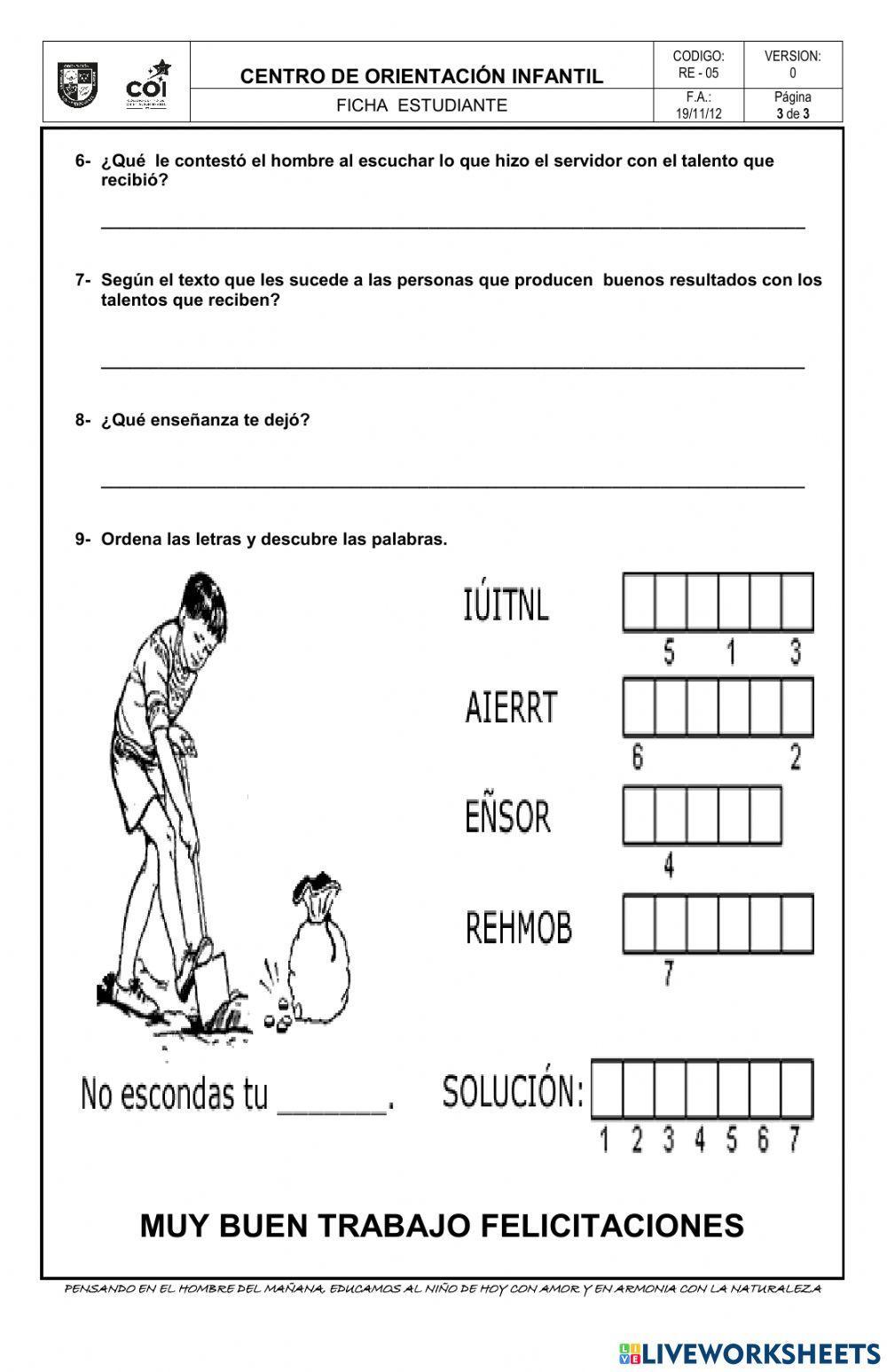 Parabola de los talentos