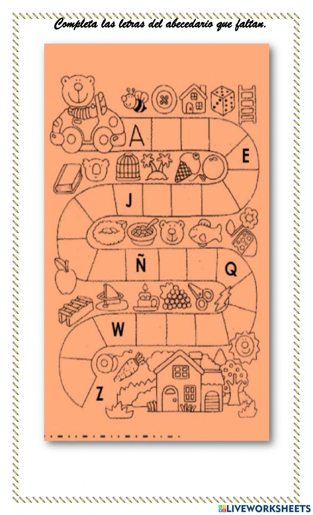 EL ABECEDARIO online activity for PRIMERO Live Worksheets