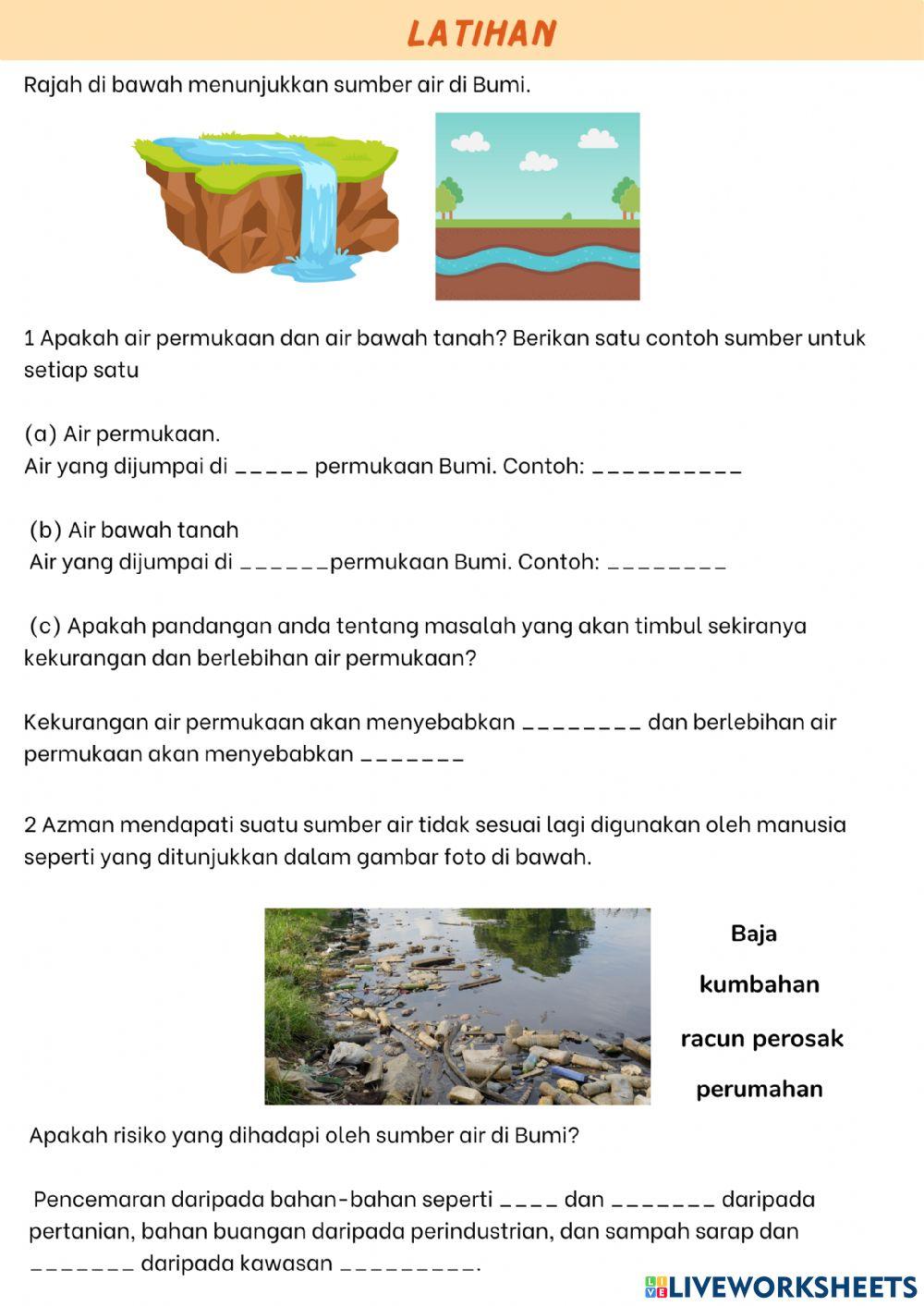 Sumber air dan risikonya