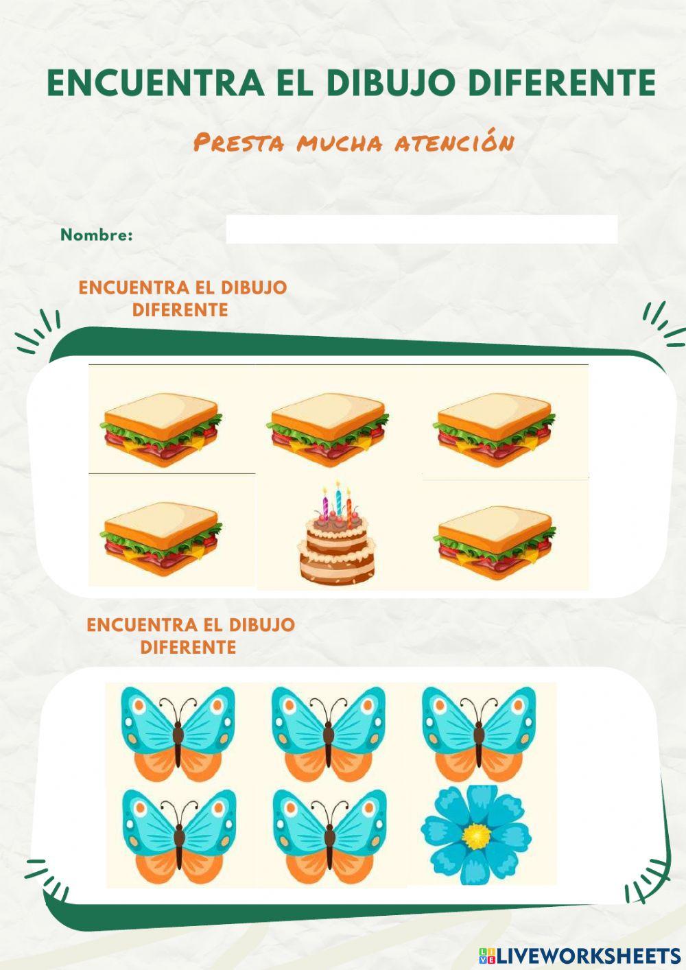 Encuentra la figura diferente