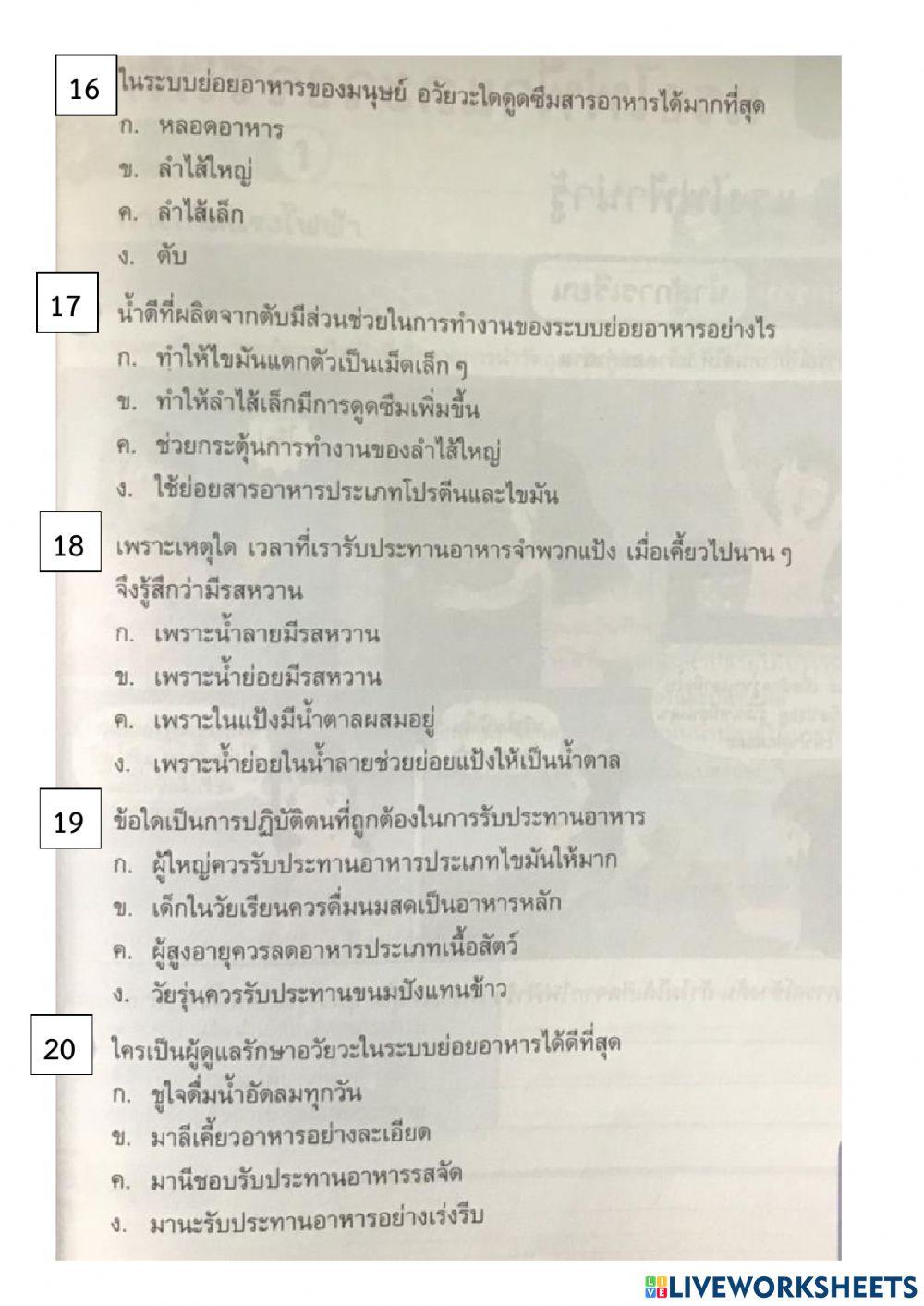 สอบกลางปีวิทยาศาสตร์