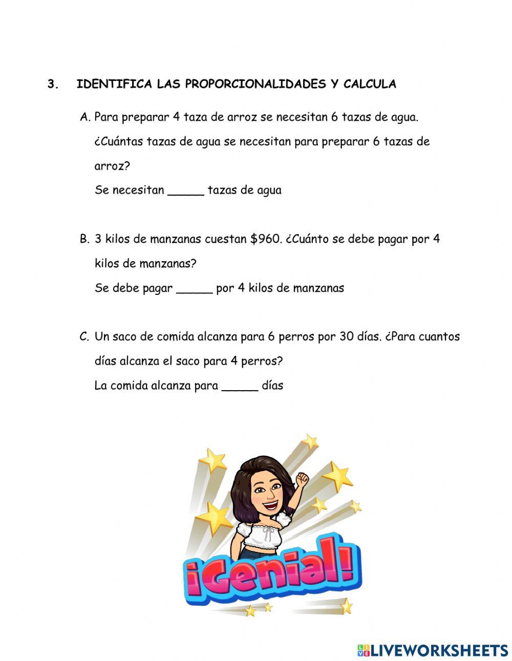 Proporcionalidad directa