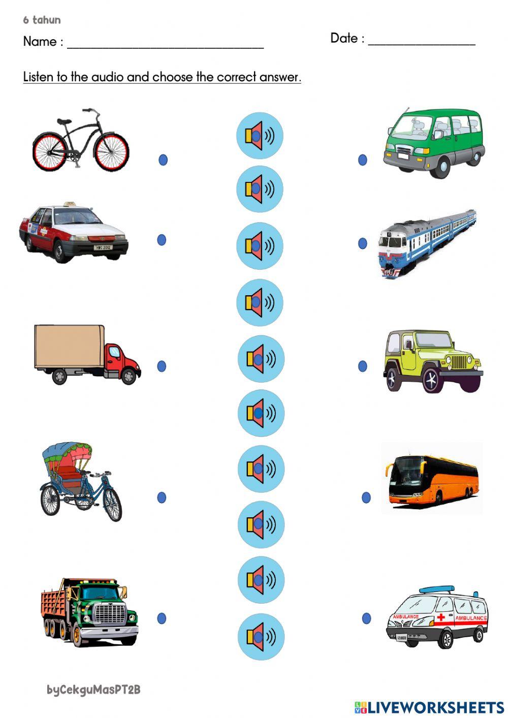 Listen to and choose correct answer