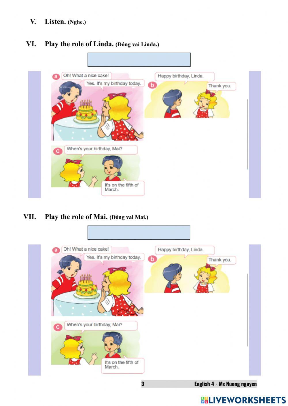 E4U4 dates (Prac No1) (Ms Nuong Nguyen)