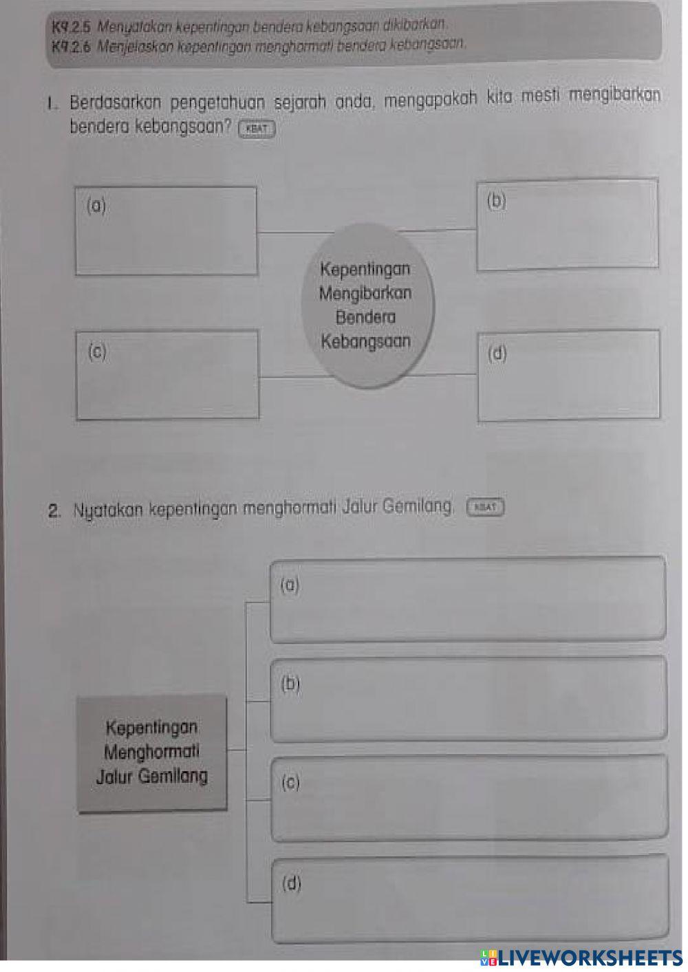 Bendera Malaysia-Latihan