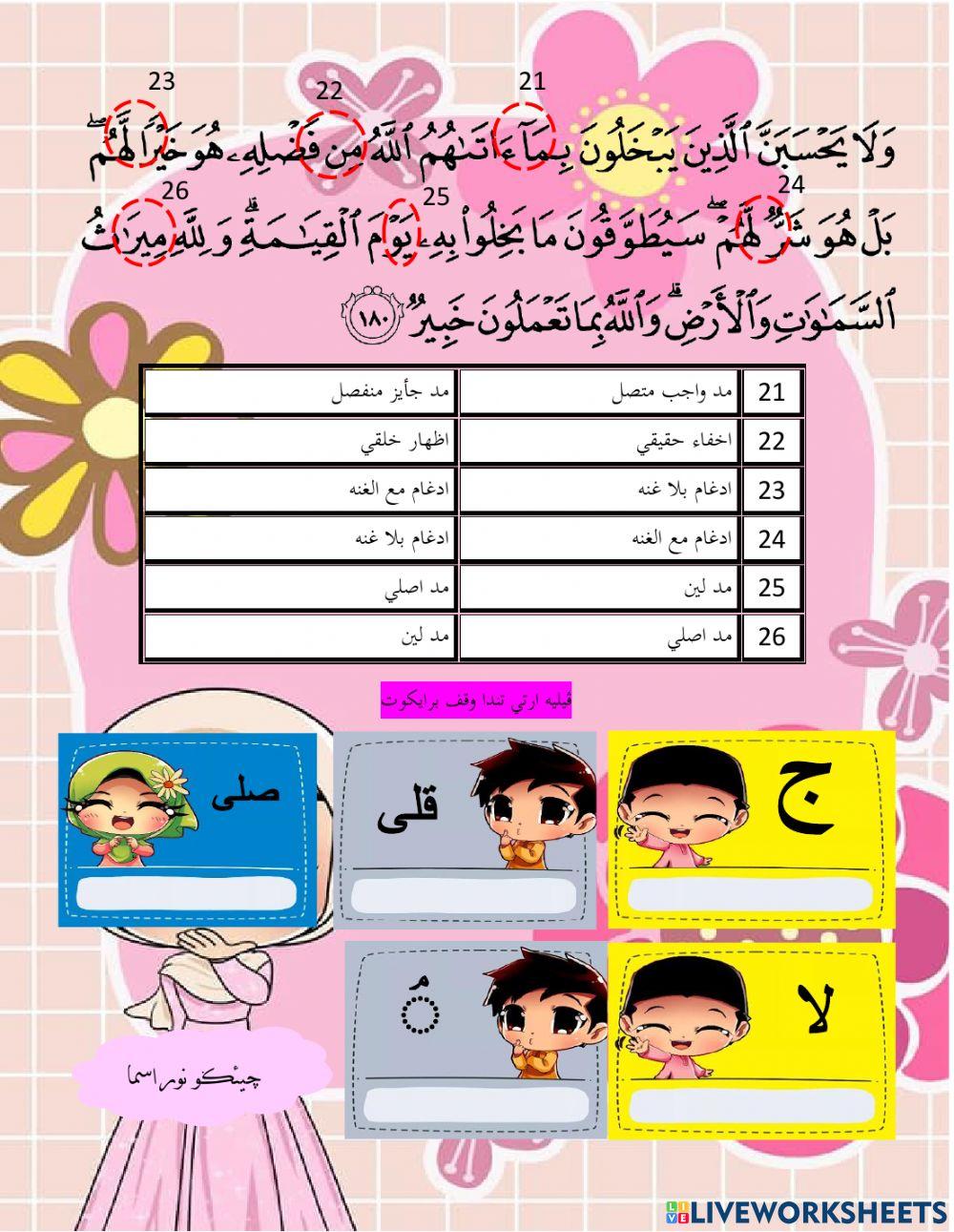 Surah Al Imran ayat 178-180 & tanda waqaf bacaan