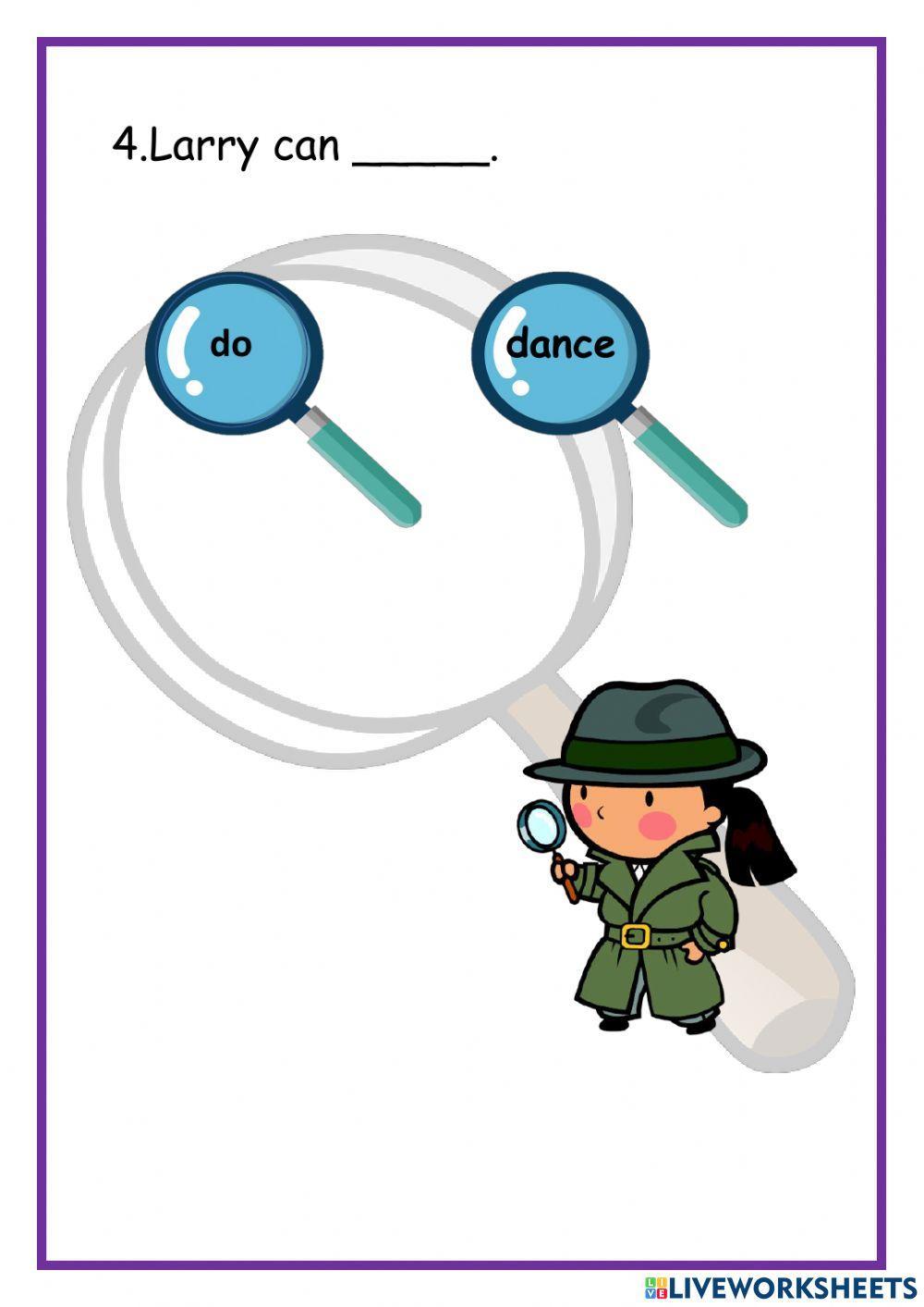 action verbs online exercise for Live Worksheets