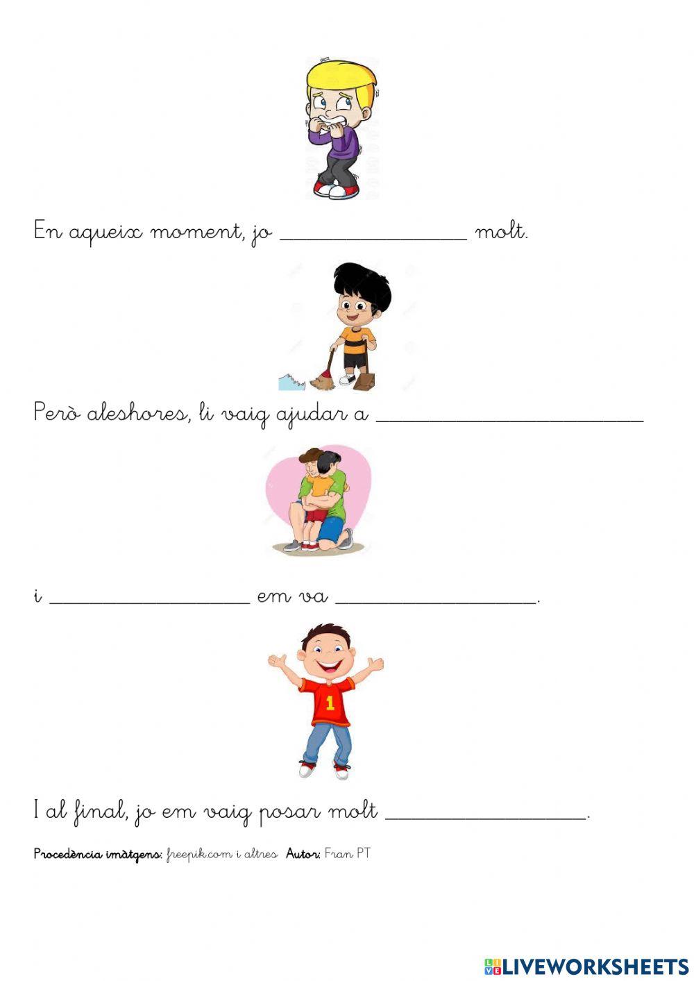 Escriure una anècdota.