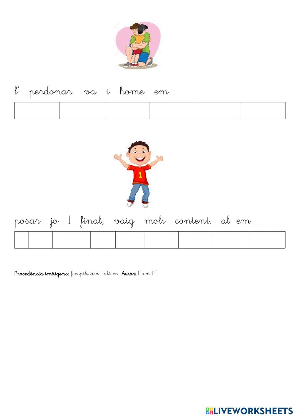 Escriure una anècdota.